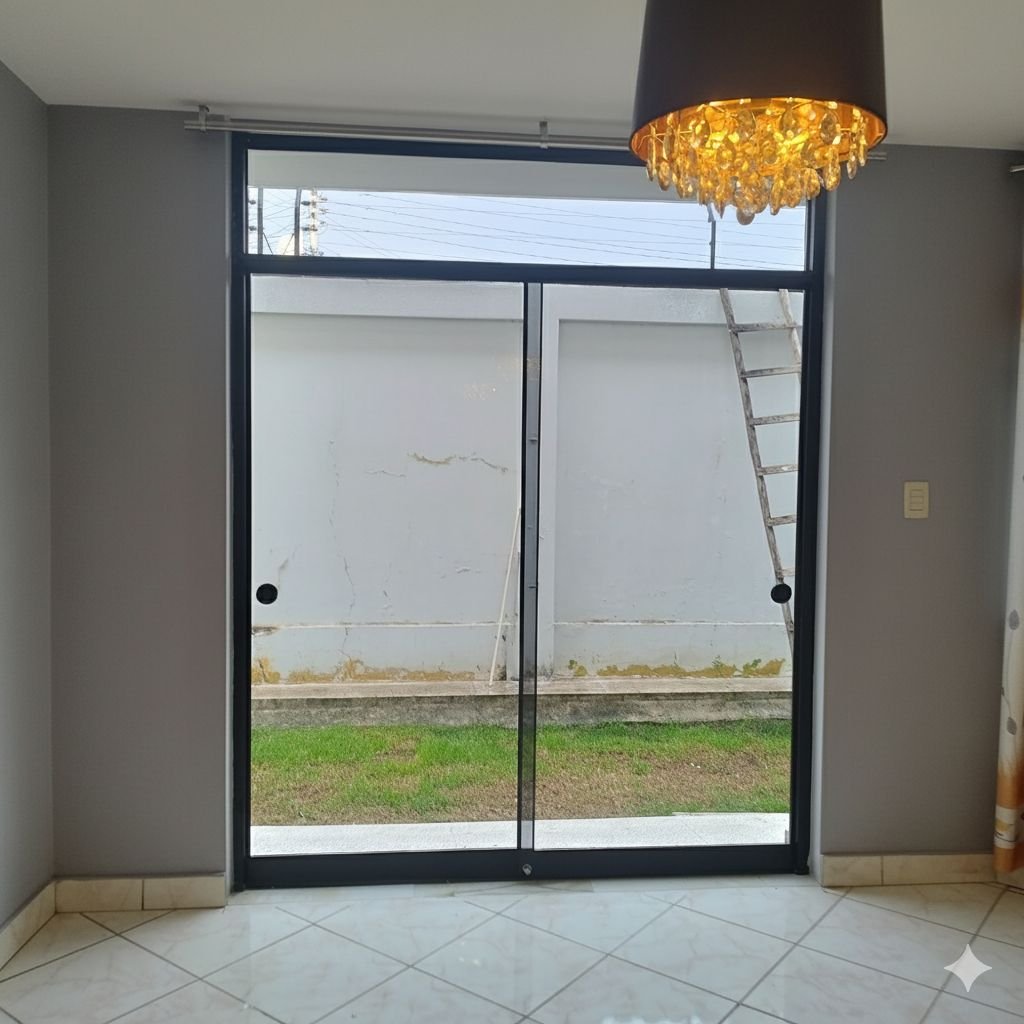 mampara sitema enmark 2 hojas