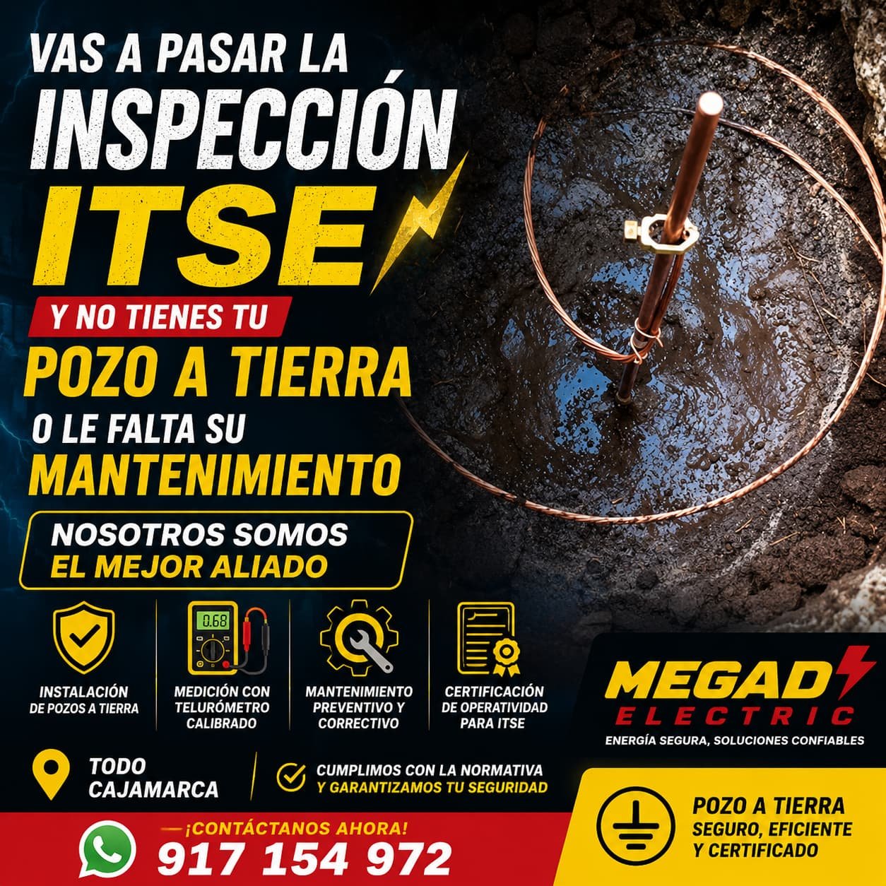 Construcción de Pozos a Tierra y Mantenimientos