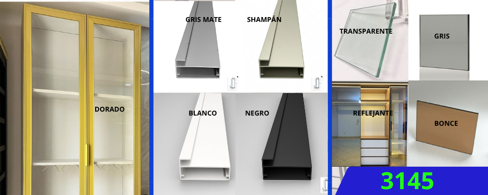 puertas en aluminio 3145